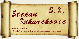 Stepan Kukureković vizit kartica